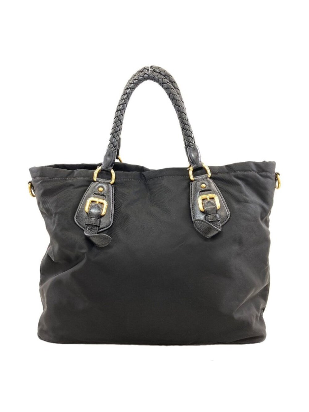 Prada Logo 2-Way Tote Nylon - Picture 2 of 15